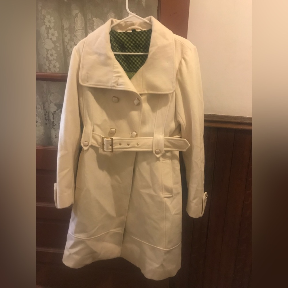 Steve Madden Peacoat w/Green Lining EUC XL